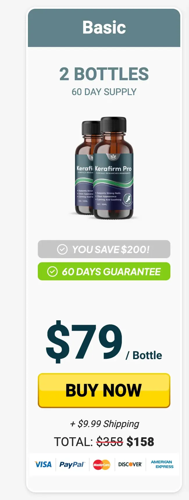 kerafirm pro 2 bottles price