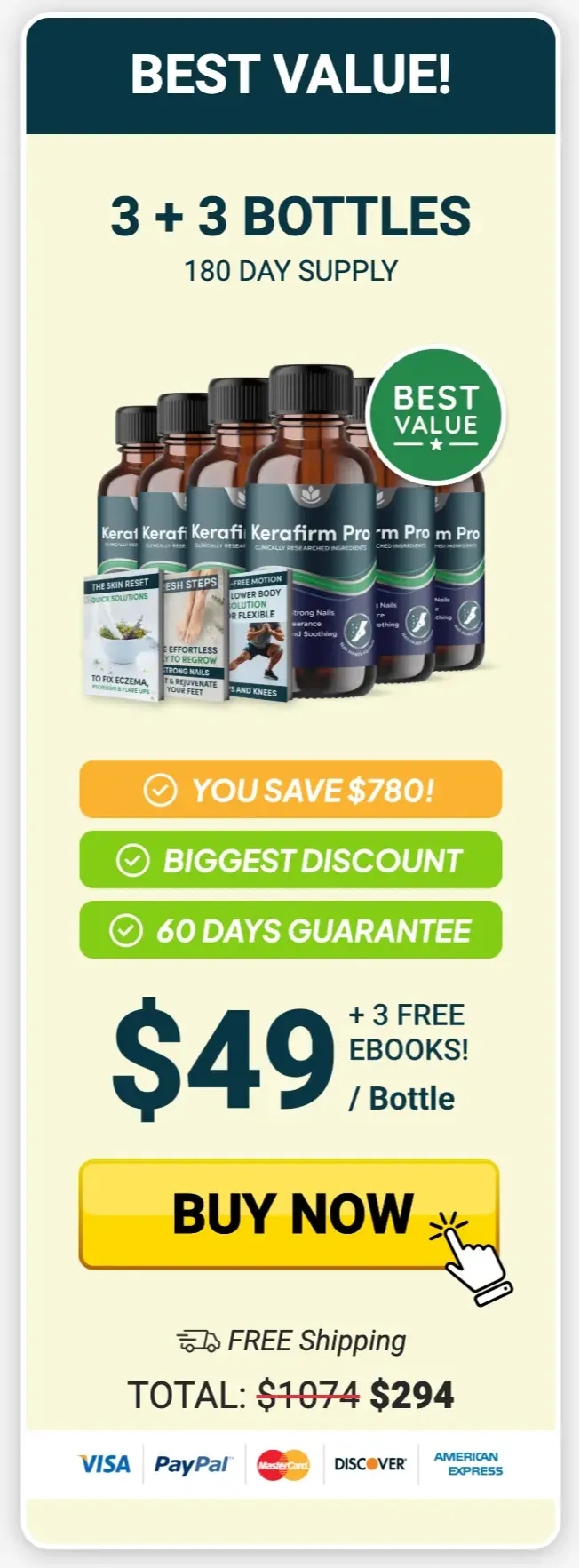 kerafirm pro 6 bottles price